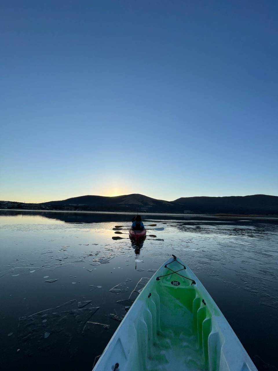 早朝カヤック